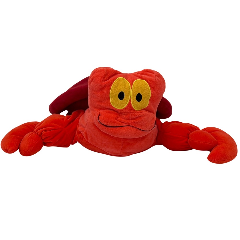 Disney Princess Sebastian Plush The Little Mermaid Red Crab Stuffed Animal 17in